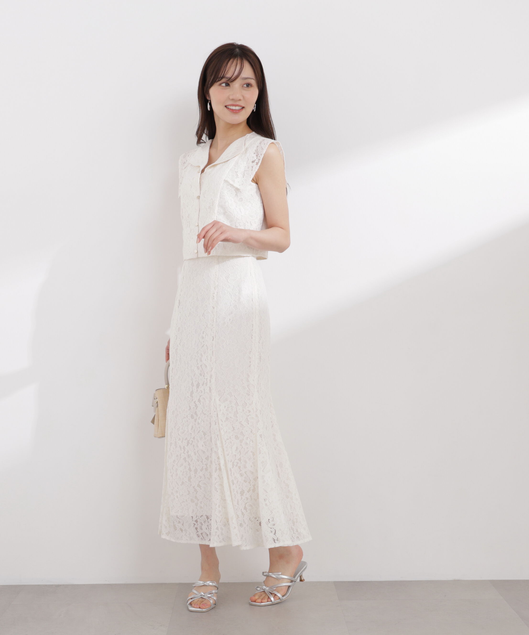 PROPORTION BODY DRESSING「レースマーメイドスカート 26SS」|スカート|