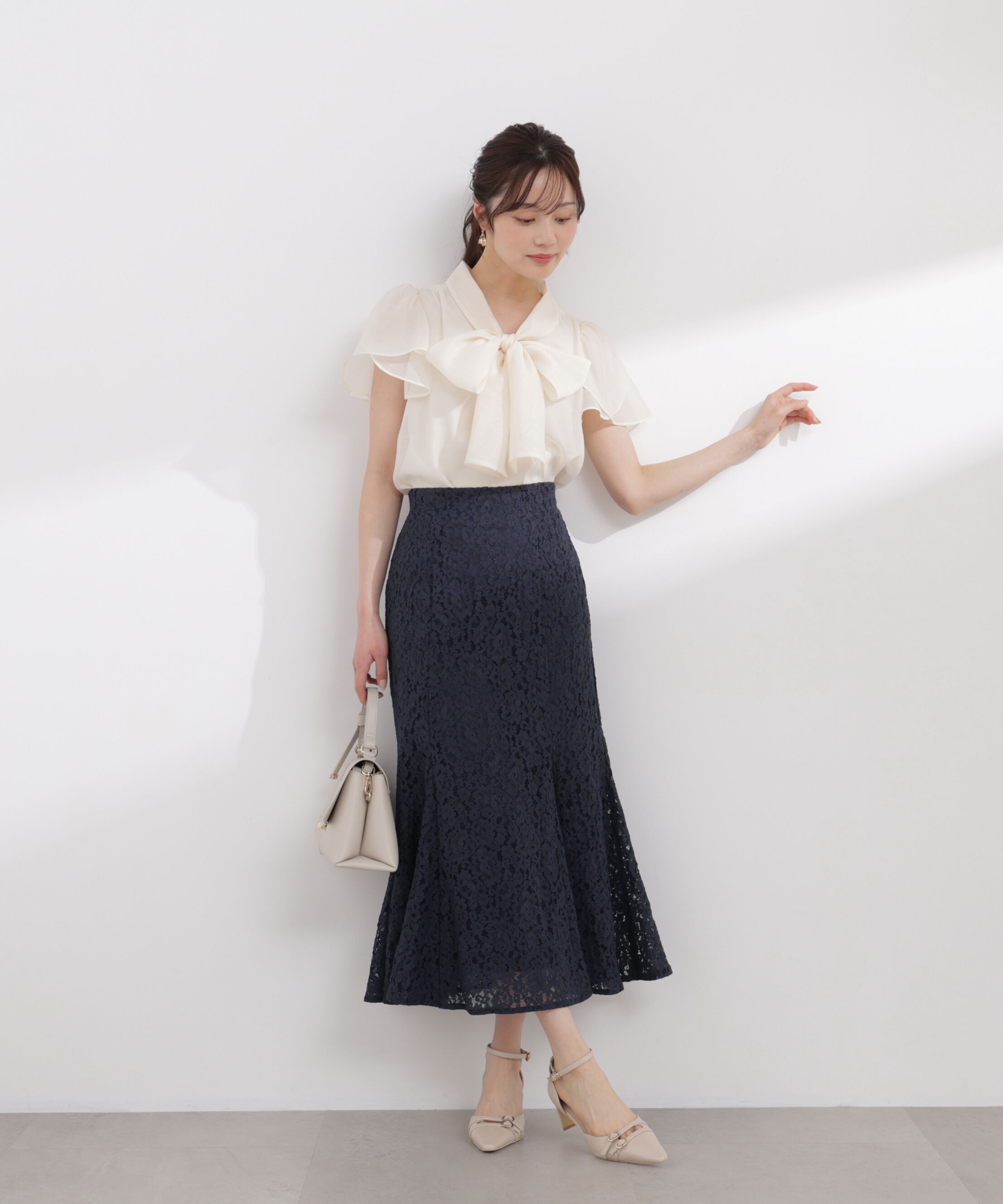 PROPORTION BODY DRESSING「レースマーメイドスカート 26SS」|スカート|