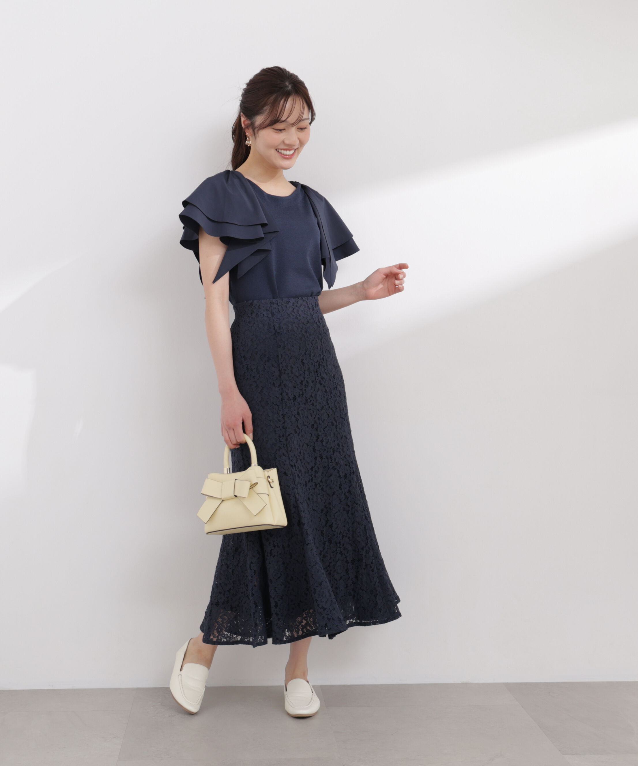 PROPORTION BODY DRESSING「レースマーメイドスカート 26SS」|スカート|
