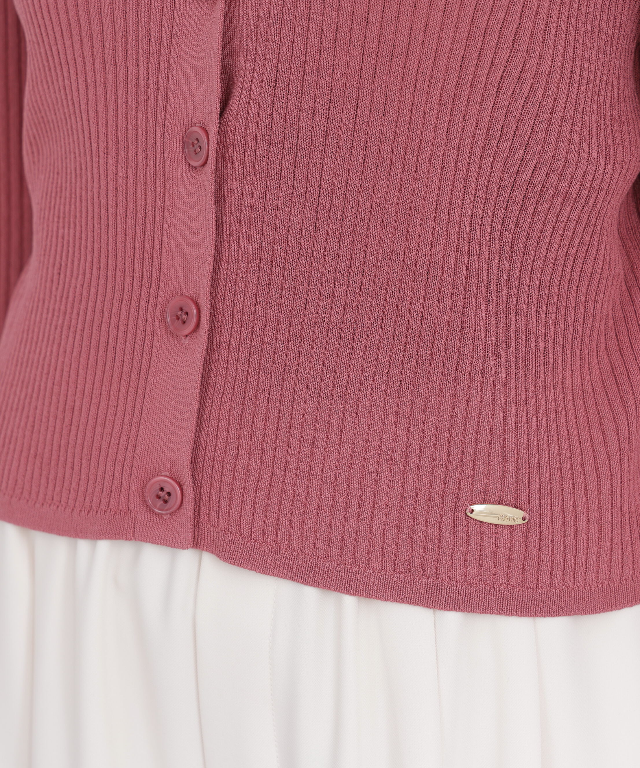 PROPORTION BODY DRESSING「＜a/mie＞リブニットカーディガン」|カーディガン|