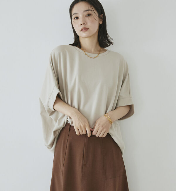 Doux archives「ＵＶ加工・吸水速乾ドルマンプルオーバー」|Tシャツ・カットソー|