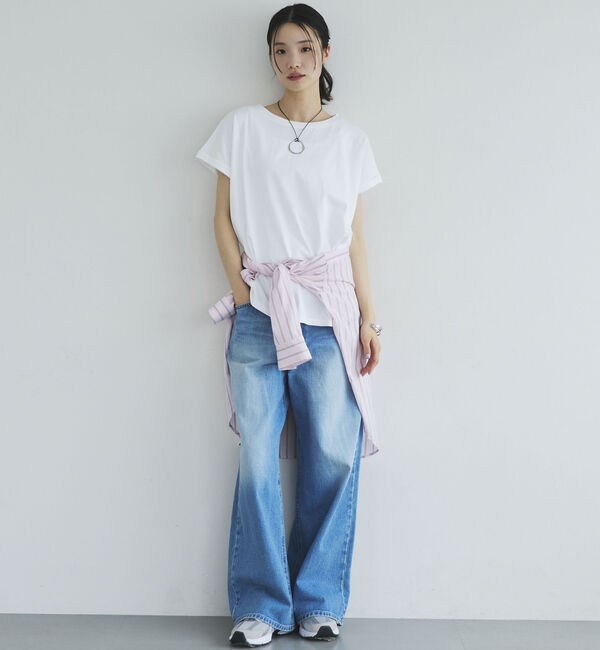 Doux archives「ターンバックスリーブベーシックＴシャツ」|Tシャツ・カットソー|