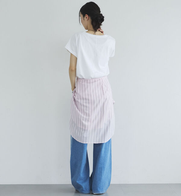 Doux archives「ターンバックスリーブベーシックＴシャツ」|Tシャツ・カットソー|