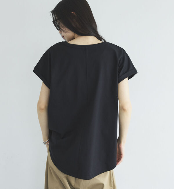 Doux archives「ターンバックスリーブベーシックＴシャツ」|Tシャツ・カットソー|