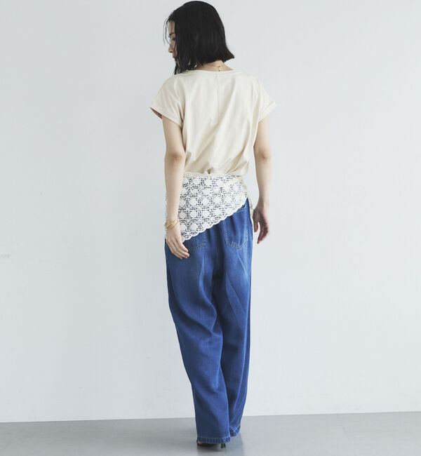 Doux archives「ターンバックスリーブベーシックＴシャツ」|Tシャツ・カットソー|