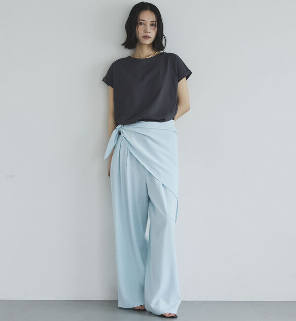 Doux archives「ターンバックスリーブベーシックＴシャツ」|Tシャツ・カットソー|