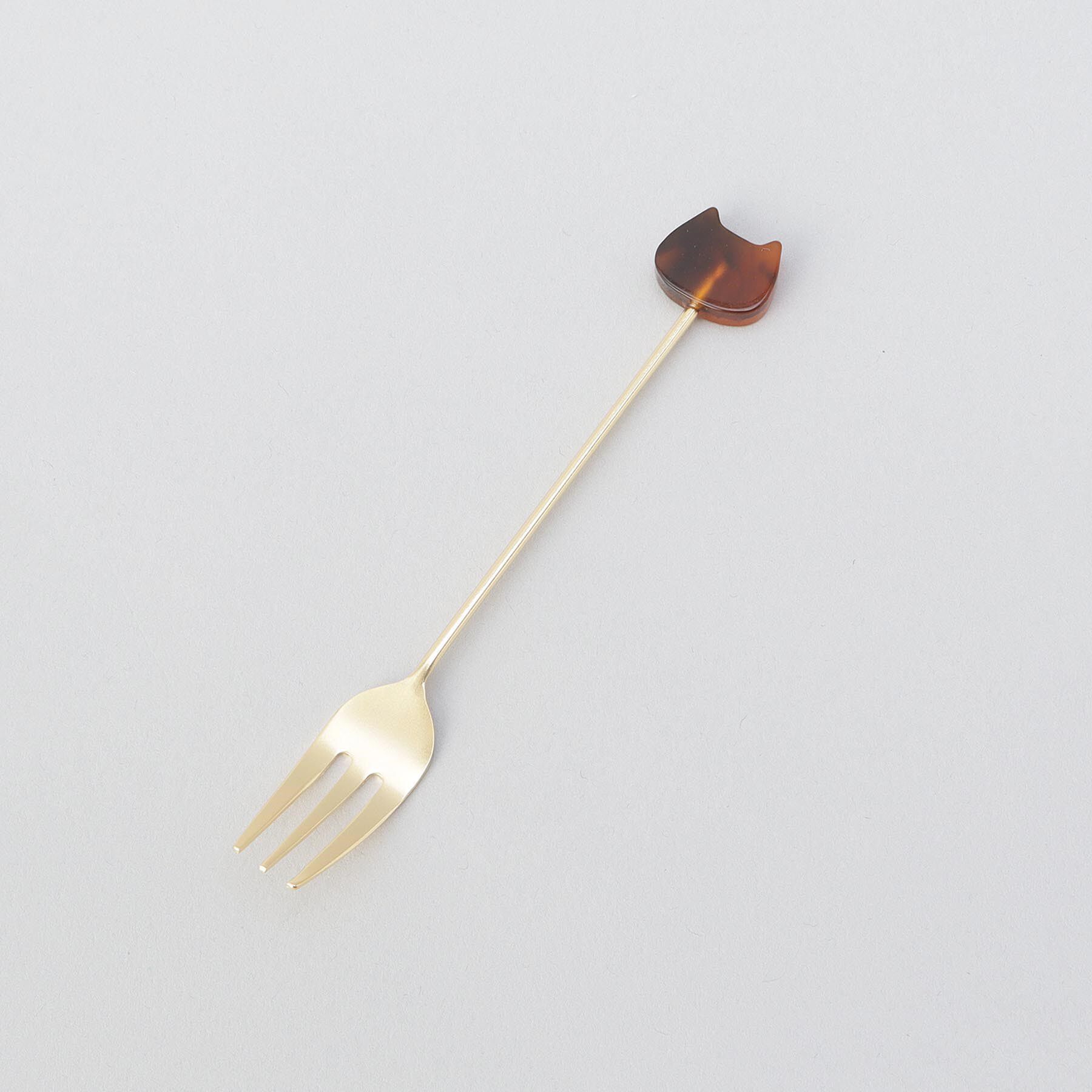 212 KITCHEN STORE「アクリルブロックネコマーブルフォークベッコウ」|食器・キッチングッズ|