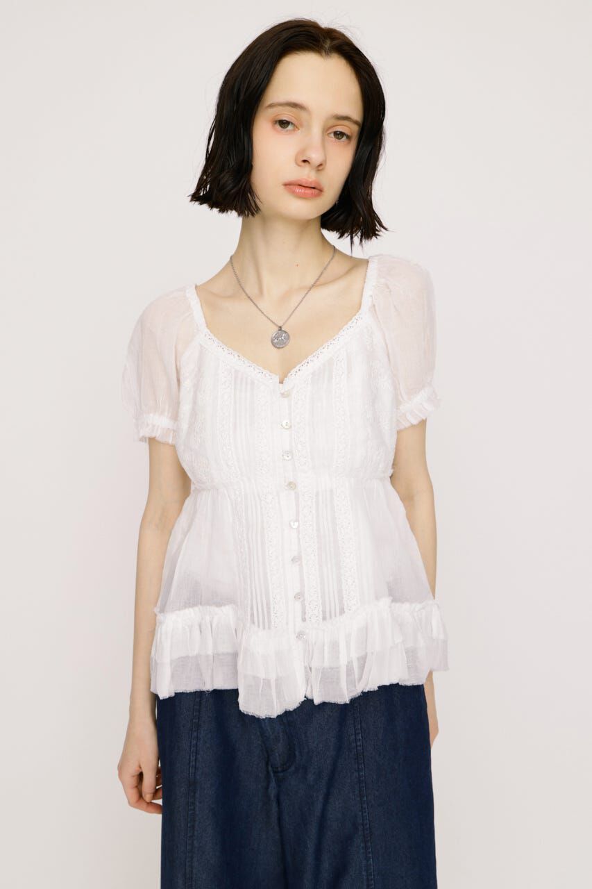 SLY「BABY DOLL COTTON ブラウス」|シャツ・ブラウス|