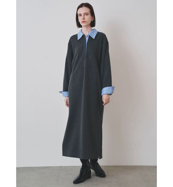 ELENDEEK「BICOLOR POLO OP」|ワンピース|