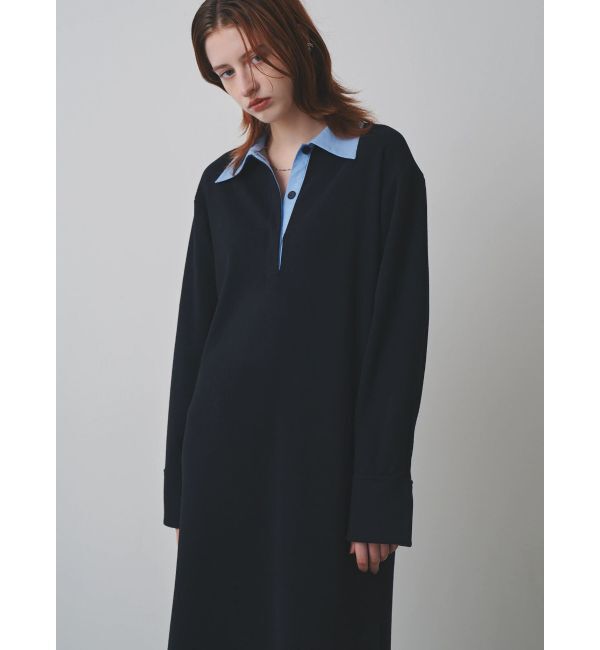 ELENDEEK「BICOLOR POLO OP」|ワンピース|