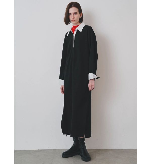 ELENDEEK「BICOLOR POLO OP」|ワンピース|