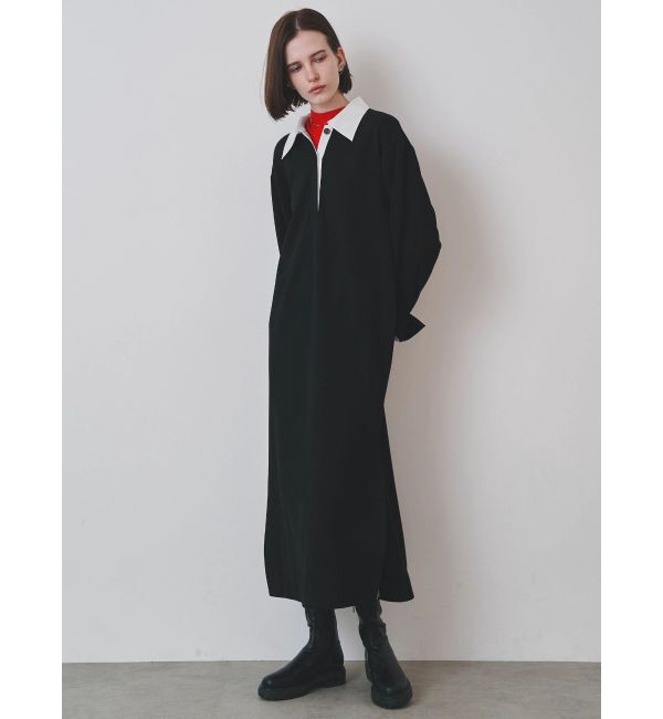 ELENDEEK「BICOLOR POLO OP」|ワンピース|