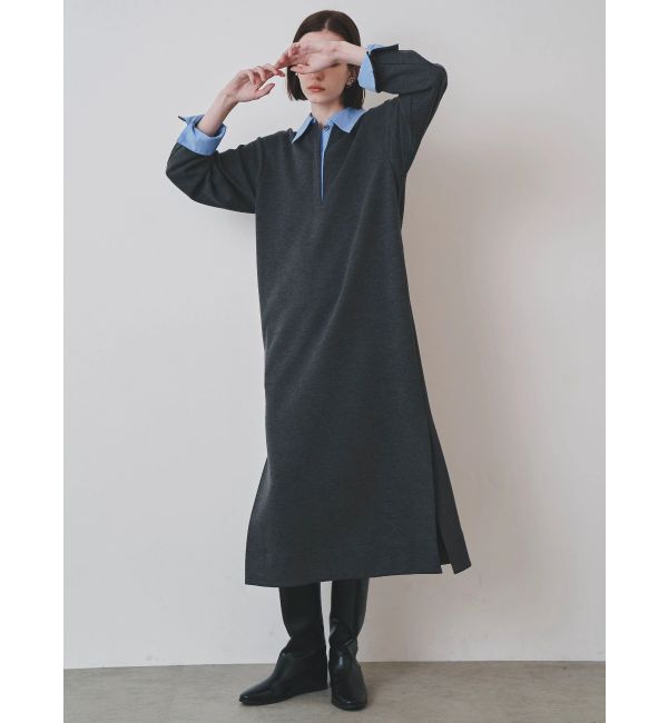 ELENDEEK「BICOLOR POLO OP」|ワンピース|