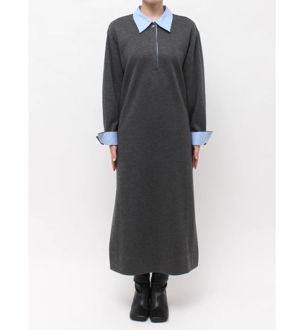 ELENDEEK「BICOLOR POLO OP」|ワンピース|