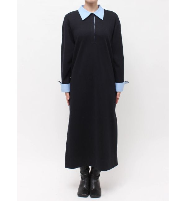 ELENDEEK「BICOLOR POLO OP」|ワンピース|