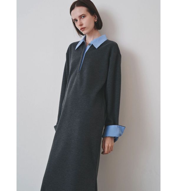 ELENDEEK「BICOLOR POLO OP」|ワンピース|