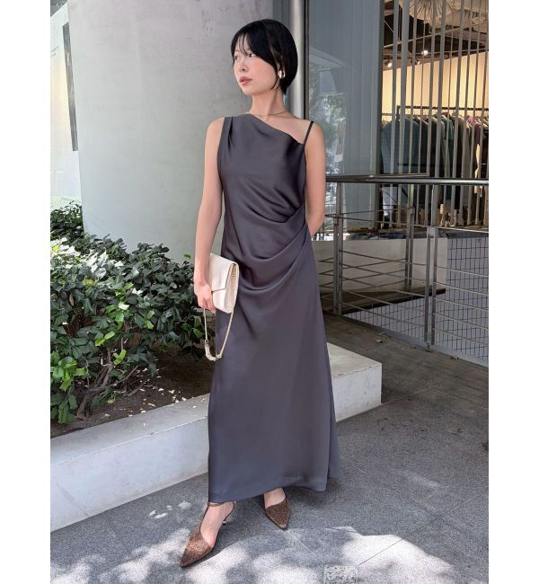 LAGUNAMOON「LADYフラワーチュールショールキャミワンピース」|ドレス|