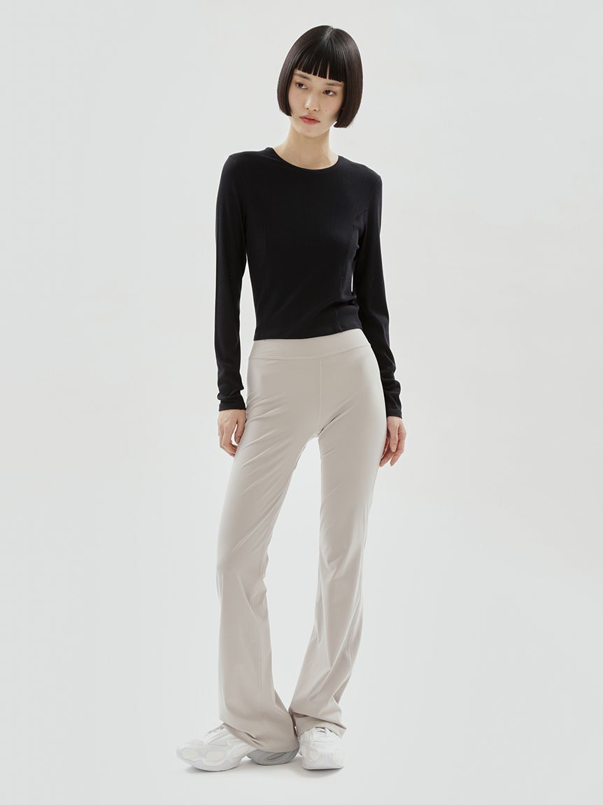 emmi atelier「【W&T】フレアレギンス」|その他|GRY