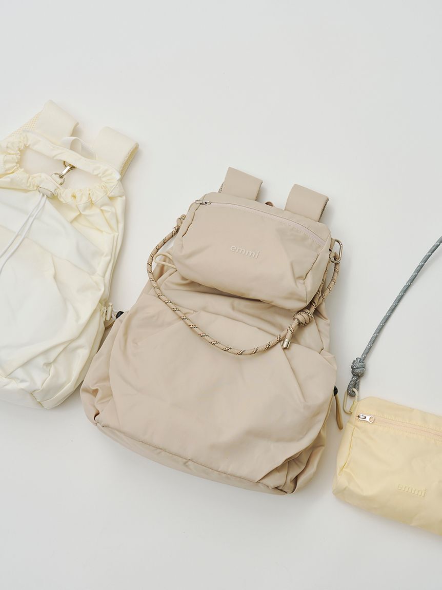 emmi atelier「【ONLINE限定カラーあり】マルチユースバックパック」|リュック|