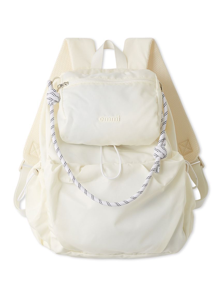 emmi atelier「【ONLINE限定カラーあり】マルチユースバックパック」|リュック|