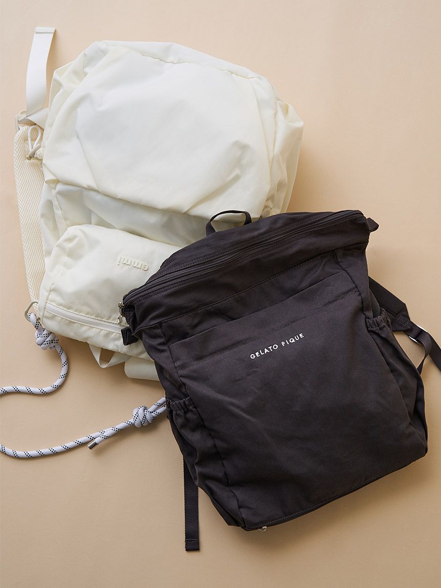 emmi atelier「【ONLINE限定カラーあり】マルチユースバックパック」|リュック|