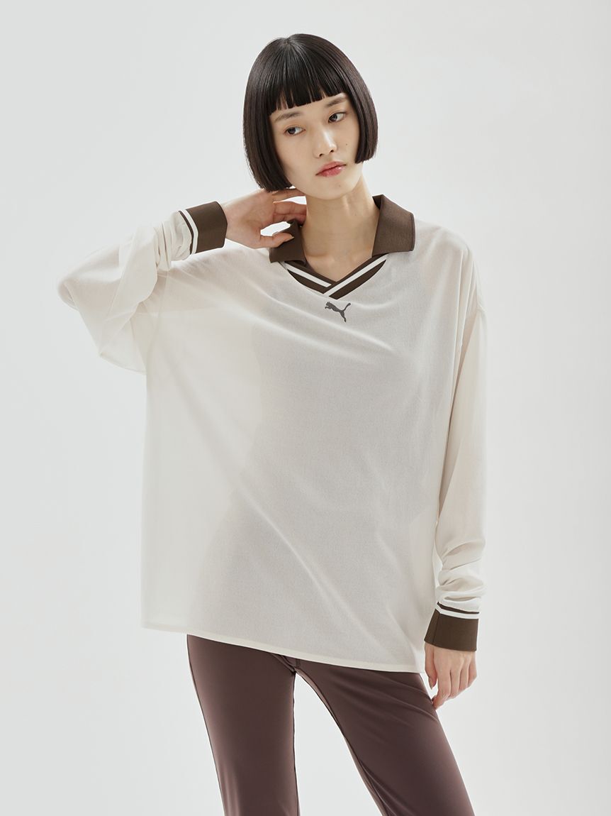 PUMA「【emmi&times;PUMA】SHEER GAME SHIRTS」|シャツ・ブラウス|
