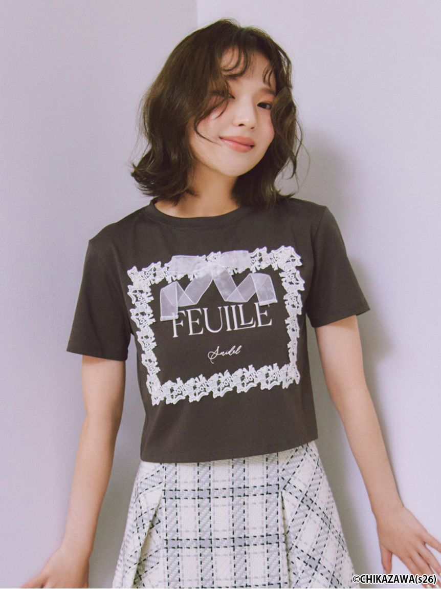 SNIDEL「【SNIDEL&times;近沢レース店】コラボTシャツ」|Tシャツ・カットソー|BLK