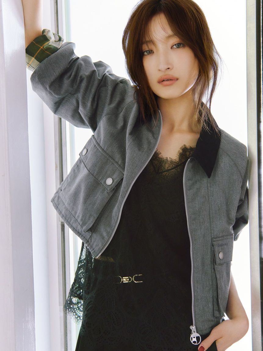 FRAY I.D「【撥水】【Barbour】ショートフライトジャケット」|その他|