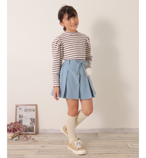 ikka kids「ソデボリュームテレコＢＤＴ」|Tシャツ・カットソー|