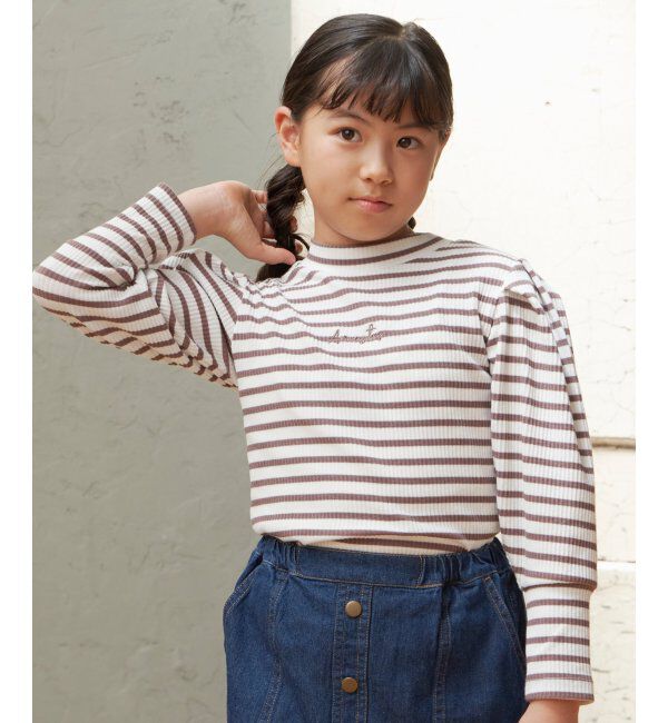 ikka kids「ソデボリュームテレコＢＤＴ」|Tシャツ・カットソー|