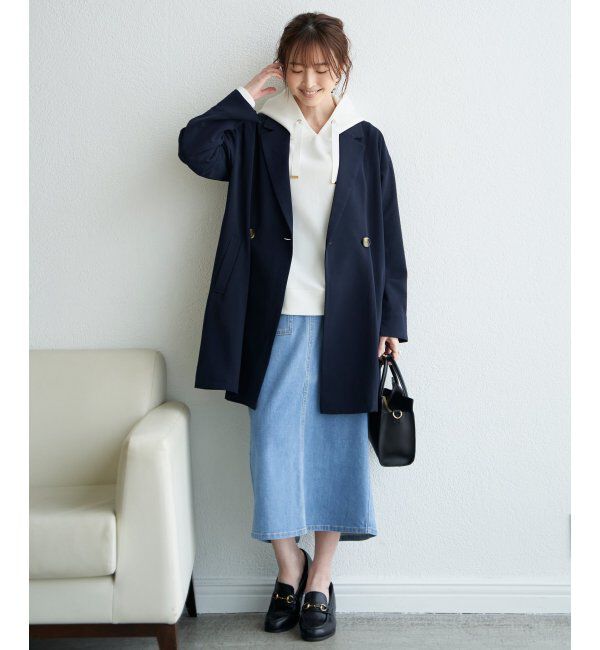 ikka「ゆるテーラードコート」|その他|
