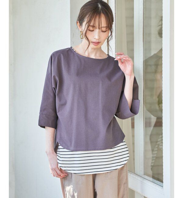 ikka「レイカンナシジバックスリットＰＯ」|Tシャツ・カットソー|