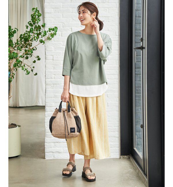 ikka「レイカンナシジバックスリットＰＯ」|Tシャツ・カットソー|
