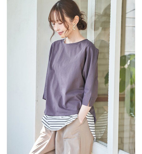 ikka「レイカンナシジバックスリットＰＯ」|Tシャツ・カットソー|