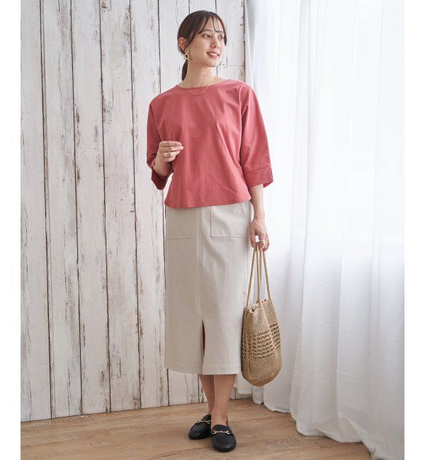 ikka「レイカンナシジバックスリットＰＯ」|Tシャツ・カットソー|