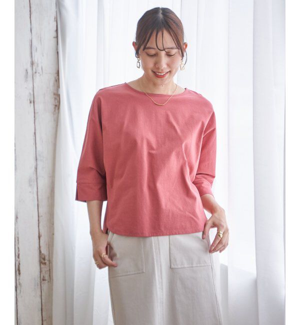 ikka「レイカンナシジバックスリットＰＯ」|Tシャツ・カットソー|ピンクケイ