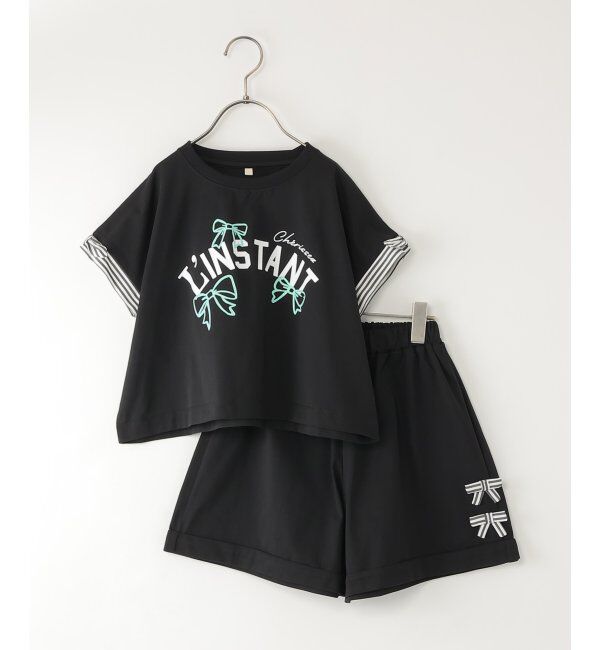 ikka kids「【セットアップ対応】冷感メッシュリボンキュロットパンツ（120~160cm）」|その他|