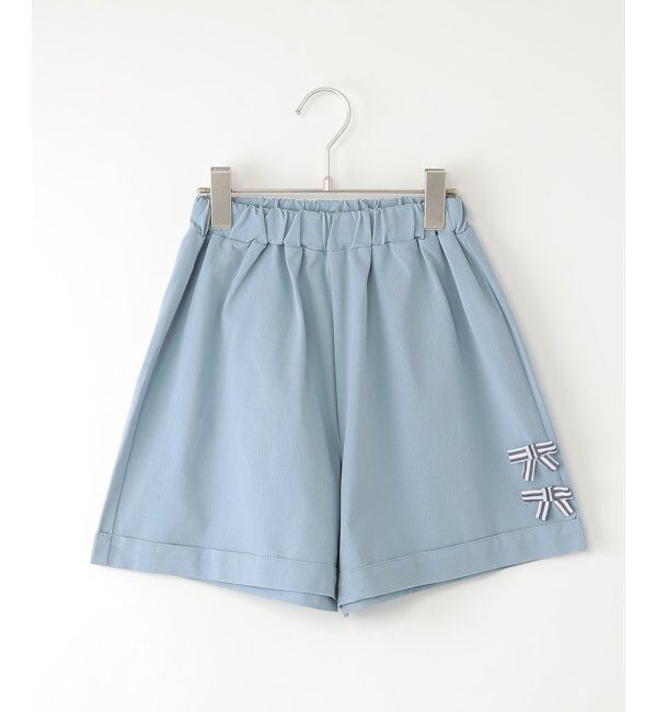 ikka kids「【セットアップ対応】冷感メッシュリボンキュロットパンツ（120~160cm）」|その他|ライトブルー