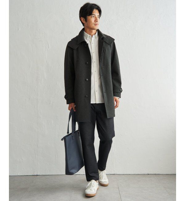 ikka「ウールライクドビーステンカラーコート」|その他|