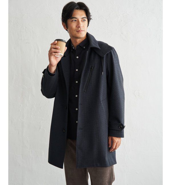 ikka「ウールライクドビーステンカラーコート」|その他|