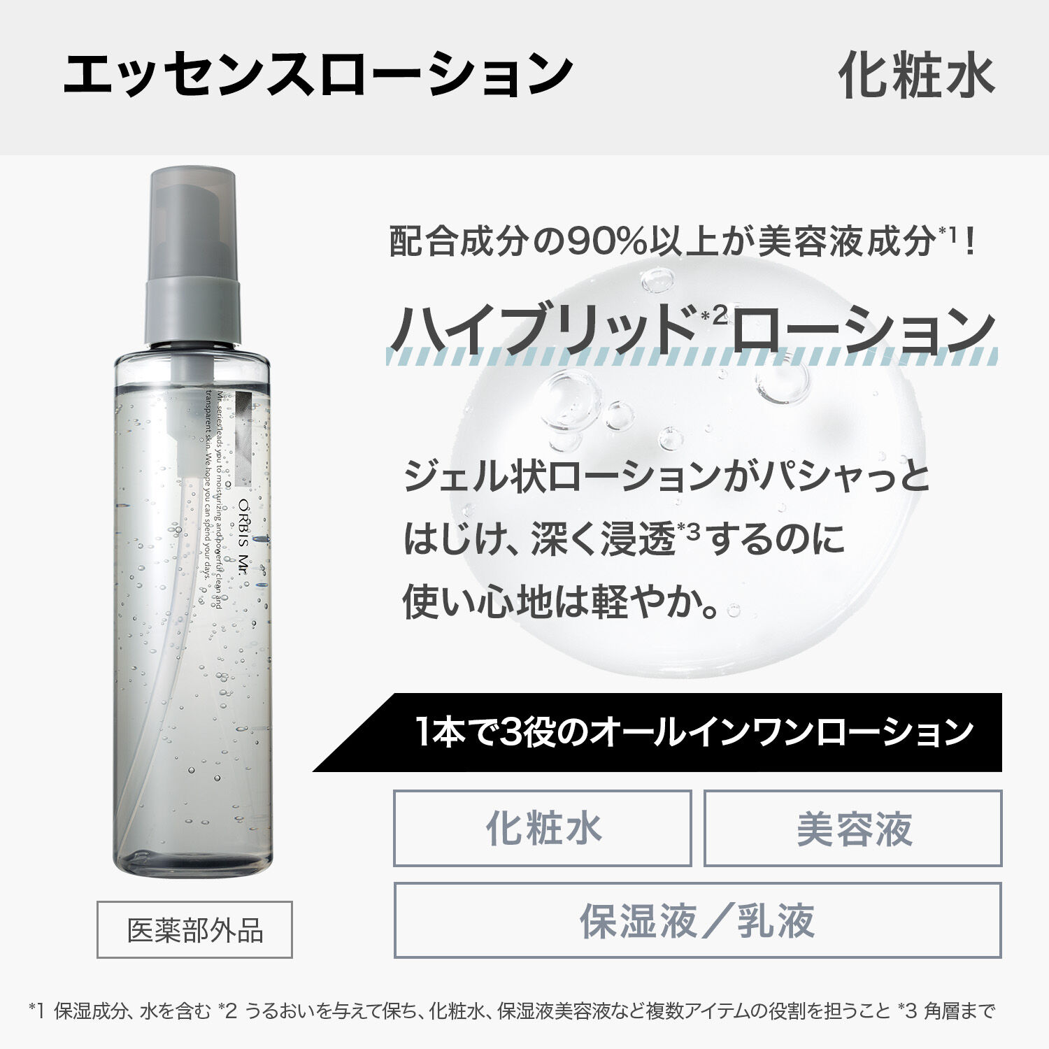 ミスター「ORBIS オルビス ミスター トライアルセット（洗顔料・化粧水・保湿クリーム　約1週間分）」|キット・セット|