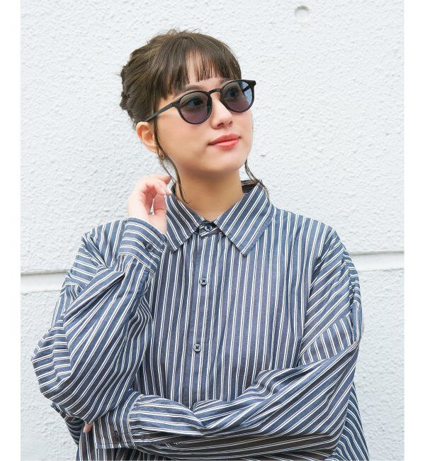  「【WEB限定】ボストン型 調光サングラス | カラーレンズ 軽量 紫外線対策 UVカット レンズの色が変わる」|サングラス|