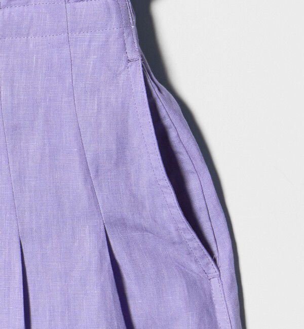 UNITED ARROWS「リネン タック ロングスカート ‐ウォッシャブル‐」|スカート|