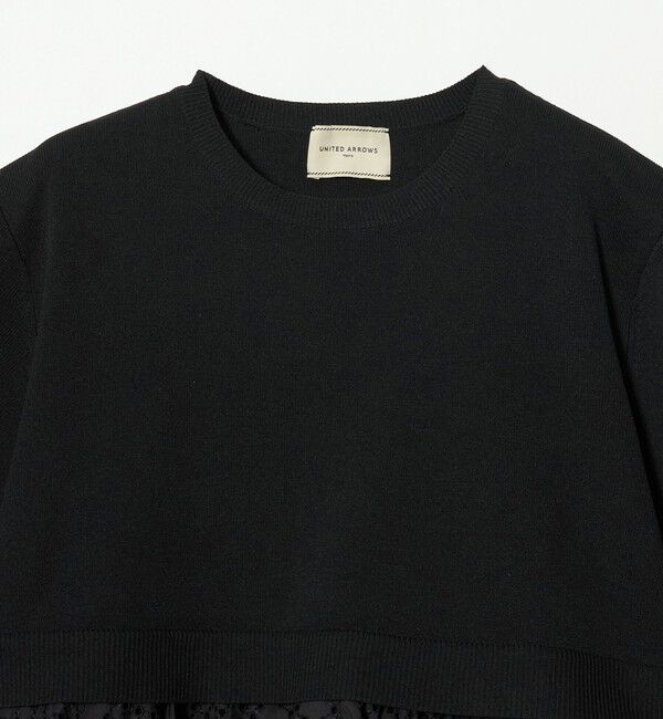 UNITED ARROWS「カットワーク バルーン シルエット ニット ‐ウォッシャブル‐」|ニット・セーター|