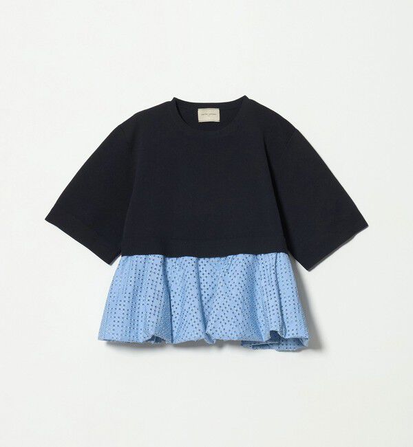 UNITED ARROWS「カットワーク バルーン シルエット ニット ‐ウォッシャブル‐」|ニット・セーター|