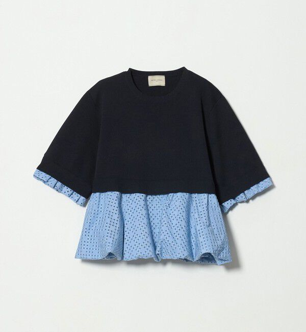 UNITED ARROWS「カットワーク バルーン シルエット ニット ‐ウォッシャブル‐」|ニット・セーター|