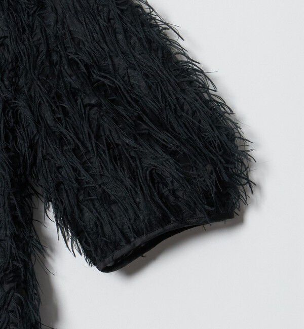 UNITED ARROWS「へアリー フリンジ ブラウス ‐ウォッシャブル‐」|シャツ・ブラウス|