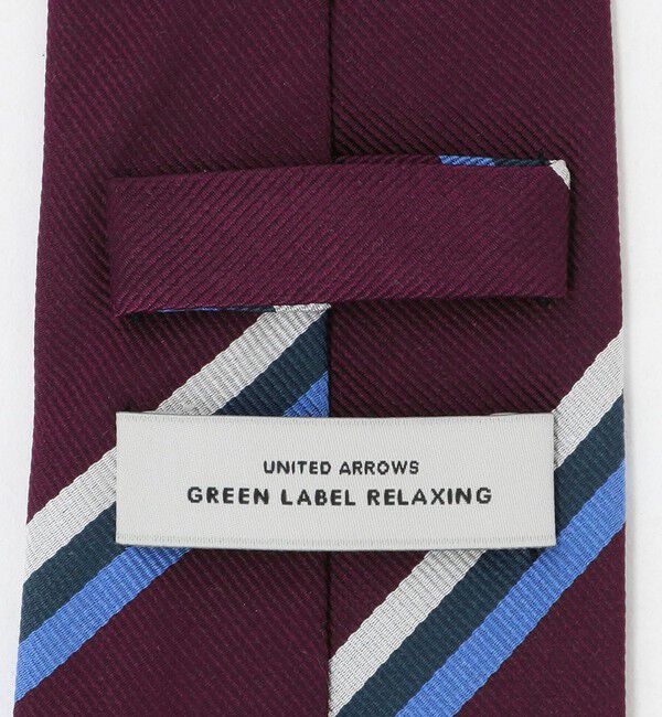 UNITED ARROWS green label relaxing「GLR シルク1 8.0cm ストライプ1 ネクタイ」|ネクタイ・蝶ネクタイ|