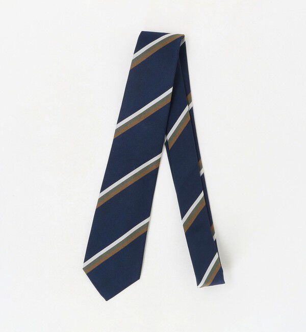 UNITED ARROWS green label relaxing「GLR シルク1 8.0cm ストライプ1 ネクタイ」|ネクタイ・蝶ネクタイ|NAVY