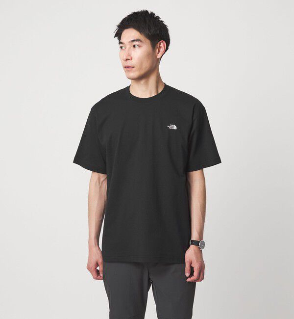 UNITED ARROWS green label relaxing「＜THE NORTH FACE＞ショートスリーブ フラッシュドライ ヌプシ Tシャツ」|Tシャツ・カットソー|BLACK
